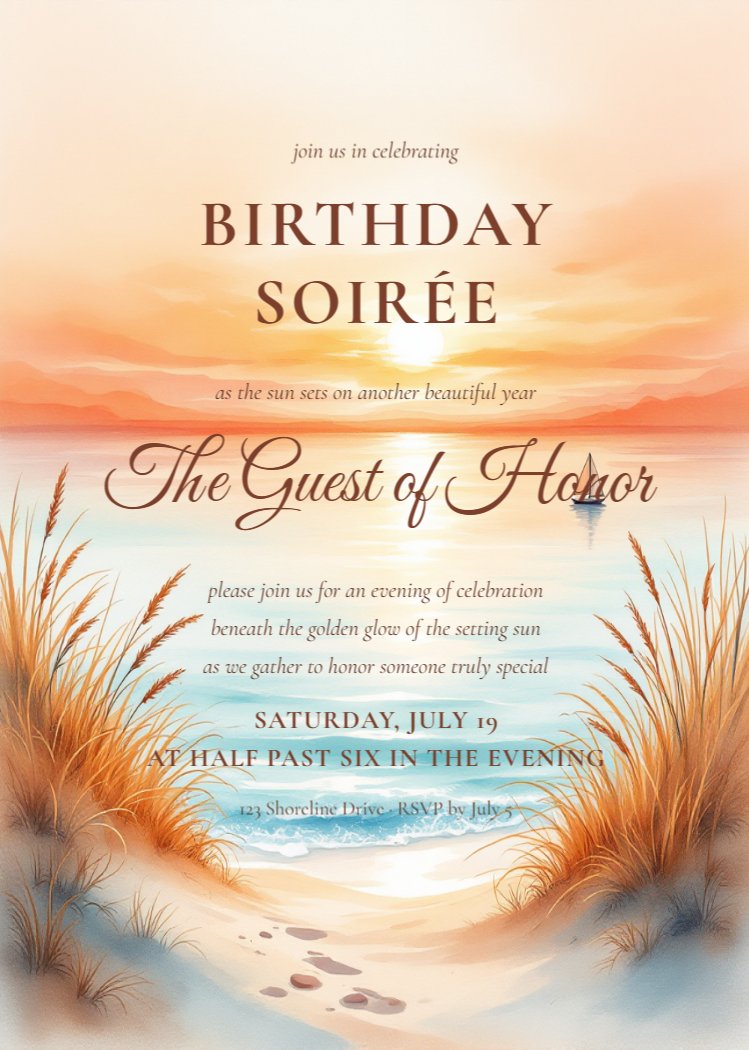 Golden Hour Birthday