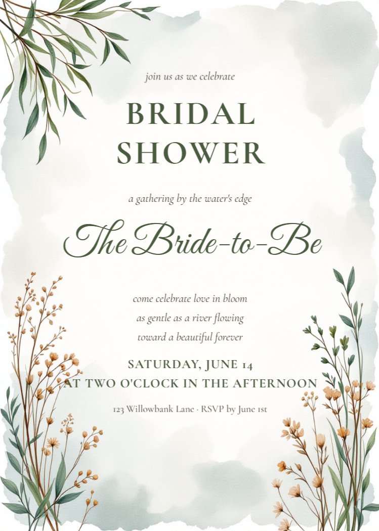Riverside Romance Bridal Shower