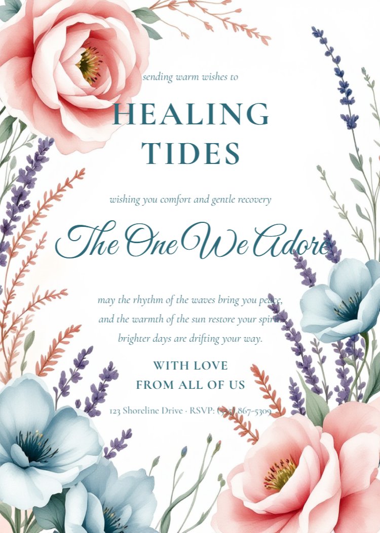 Coastal Bloom Get Well