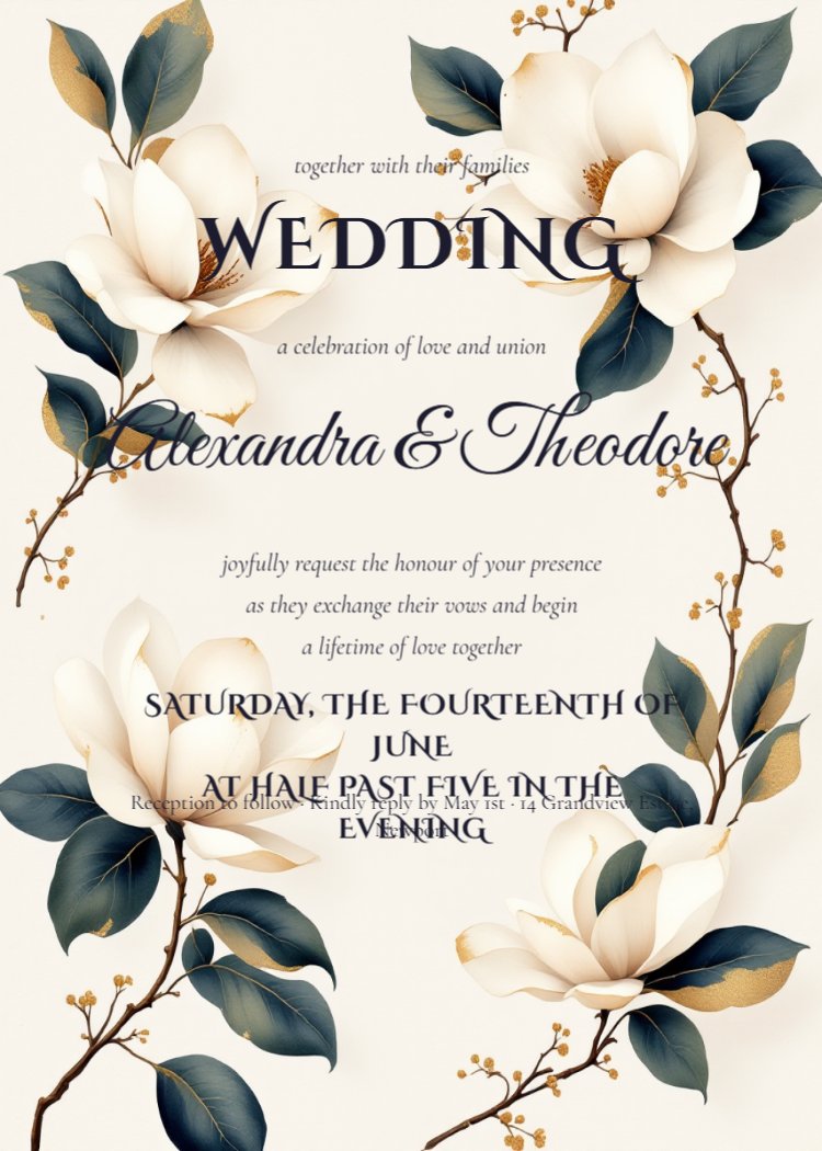 Midnight Magnolia Wedding