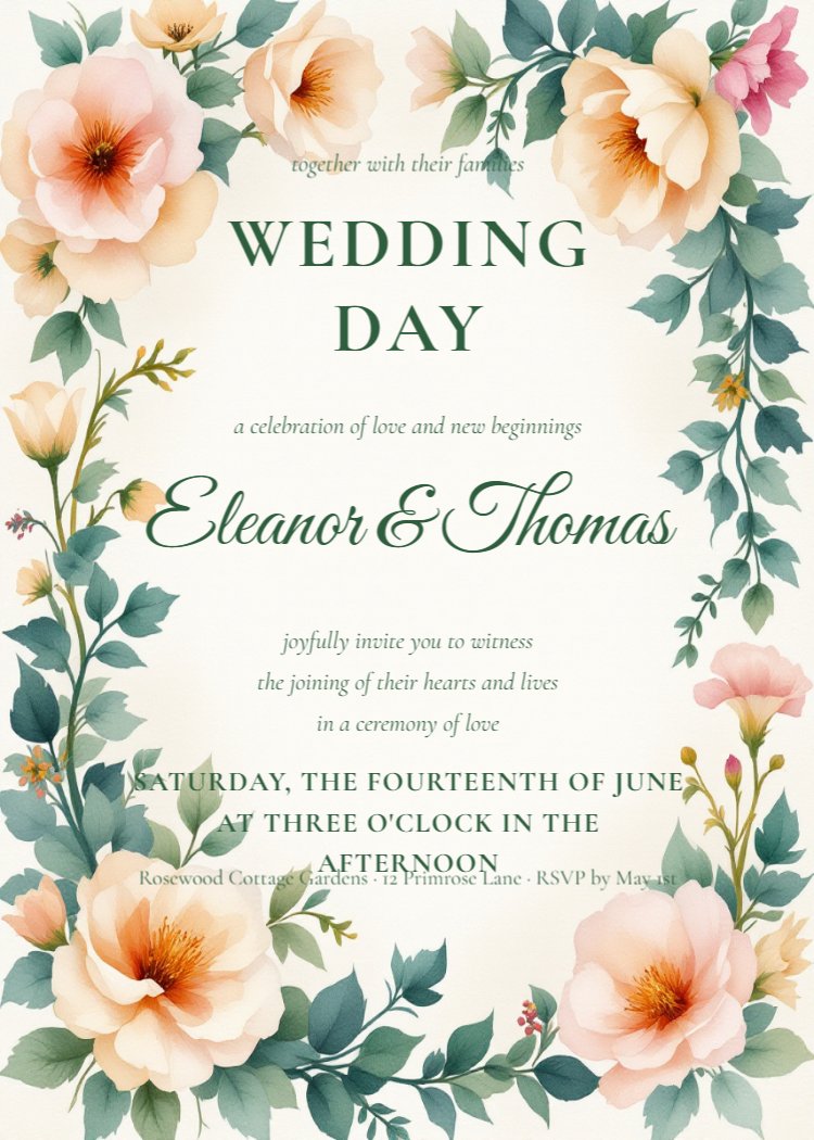 Golden Cottage Wedding