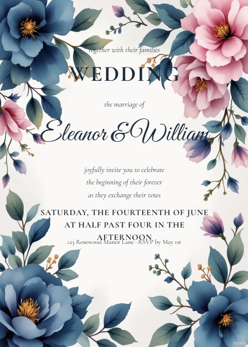 Midnight Garden Wedding
